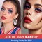Face & Body Glitter Stick – Waterproof Chunky Sequins for Hair, Face & Kids’ Halloween Makeup | Festival, Concert & Rave Glitter Stick | Mermaid Shimmer (Red, Blue, White)